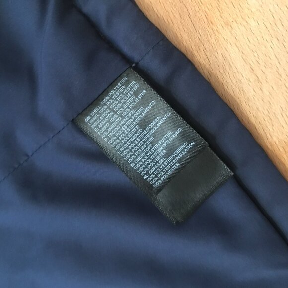 The North Face Puffer Vest Navy Blue XS - Picture 7 of 8